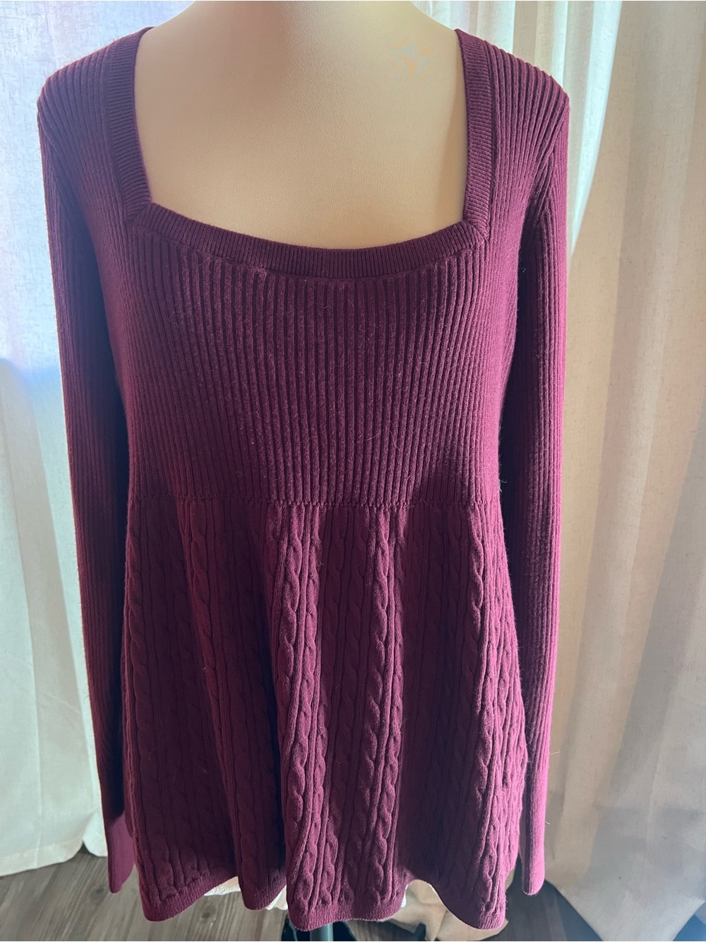 Hollister babydoll sweater